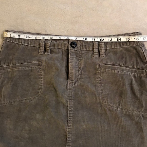 Gray corduroy skirt - Picture 2 of 6